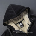 Winter Men′s Hooded Fleece Warm Jackets Thicken Casual Thermal Coat